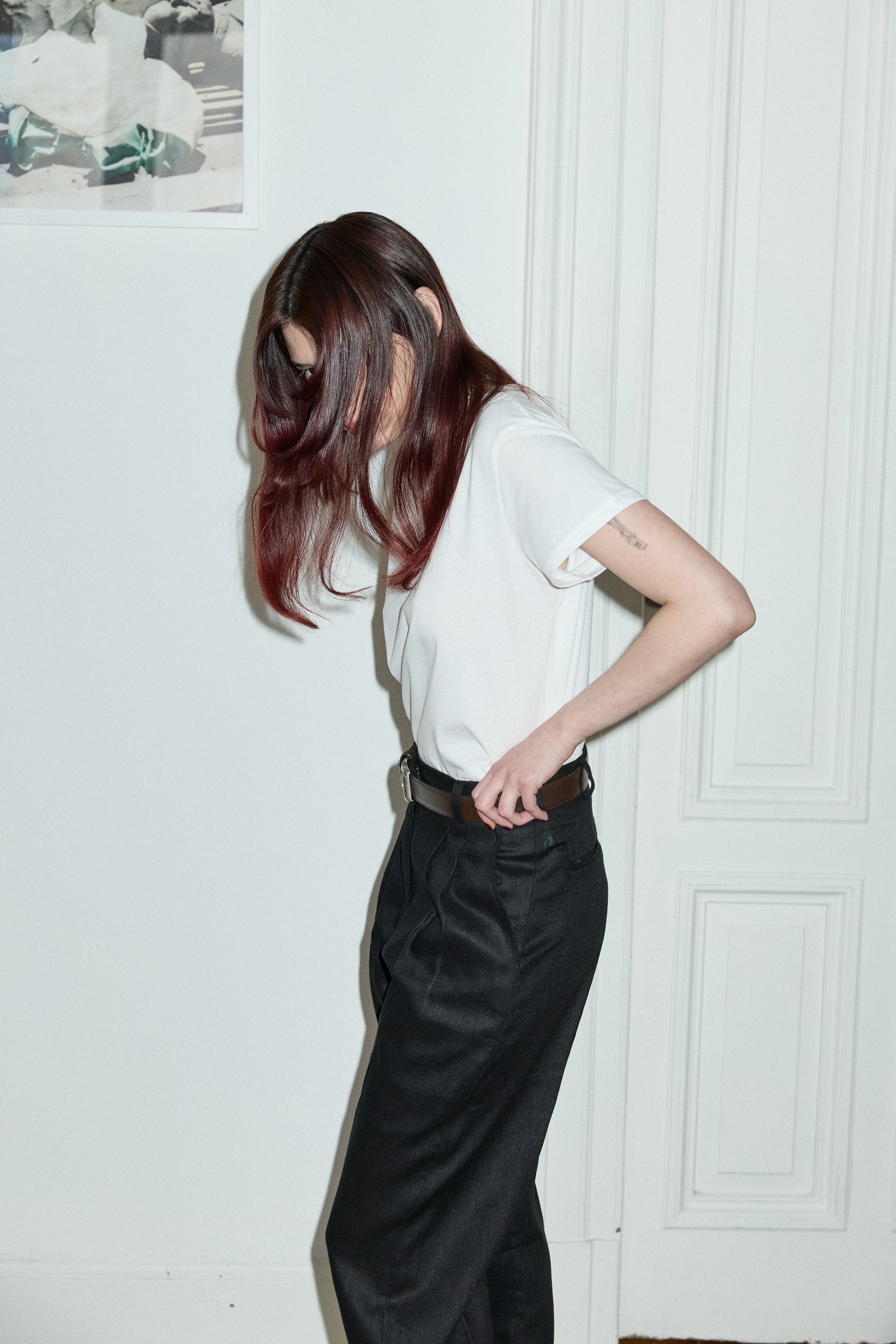 Ana Tailored Trousers. Mid-Rise